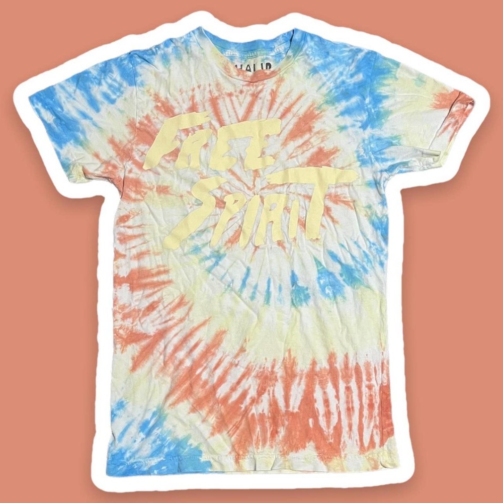 Khalid‎ Band Tie Dye Free Spirit 2019 Tour T Shirt Mens Small